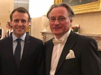 2018 Saint-Denis - Emmanuel Macron, Franc&Igrave;&sect;ois Weigel