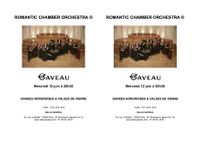 2019 Romantic Chamber Orchestra Weigel Flyer