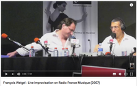Weigel : Improvisation (Radio France)