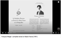 Montpellier Le Corum Recital (Radio France)