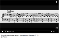 Mozart : Jeunehomme Concerto (3. Presto)