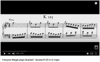 Scarlatti : Sonata K.125 in G major