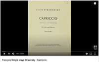 Stravinsky : Capriccio